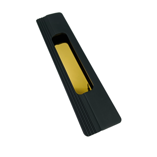 Sliding wardrobe concealed handle black slim CL-3013 8",12",18",24",36"