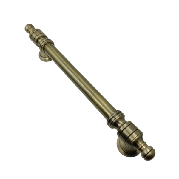 Maindoor handle brass antique 10",12",18",24",36" round plain krishu
