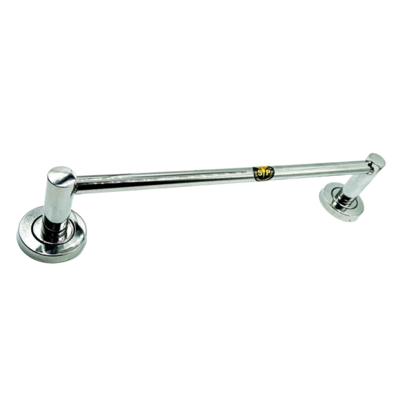 Towel rod stainless steel with concealed screw cap 12",18",24",30",36" 12mm rod dia