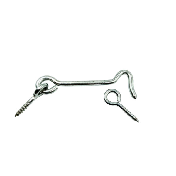 Steel gatehooks 5mm window stay hooks thread type 2",2.5",3",4",5",6" steel