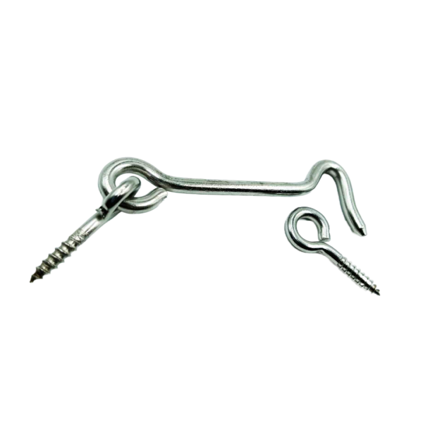 Steel gatehooks 5mm window stay hooks thread type 2",2.5",3",4",5",6" steel