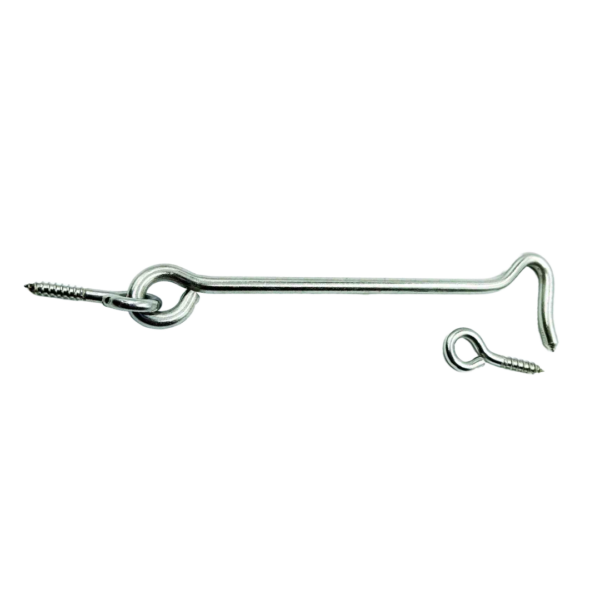 Steel gatehooks 5mm window stay hooks thread type 2",2.5",3",4",5",6" steel