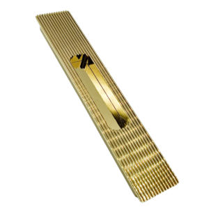 Sliding wardrobe concealed handle pvd gold slim lining 8",12",18",24",36"