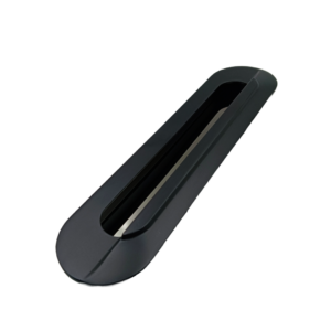 Concealed handle Black sliding wardrobe door handle 1403 4",8",10",12"