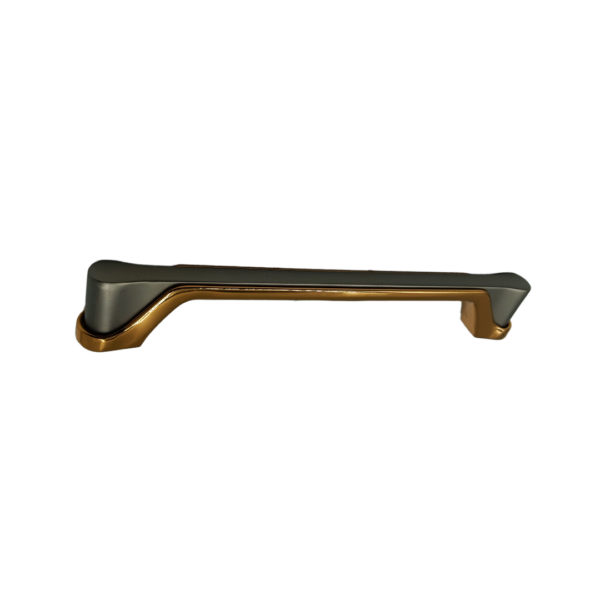 Drawer wardrobe handle Rosegold with grey 4",8",10" 607