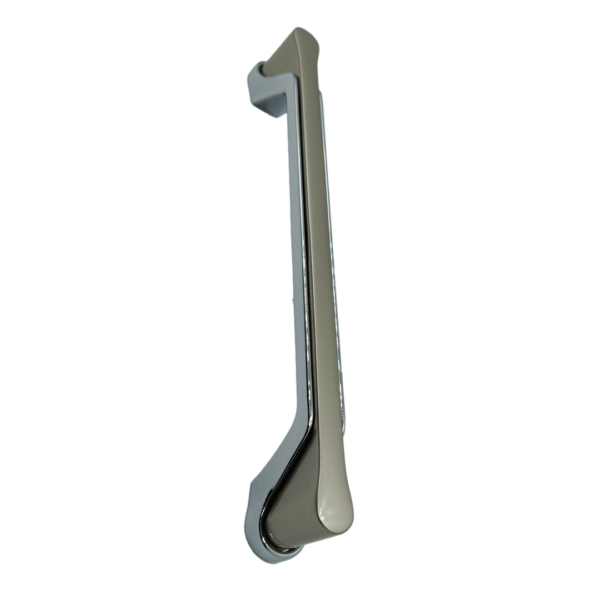 Drawer wardrobe handle satin with crome 4",8",10" 607