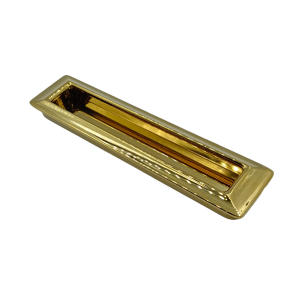 Concealed handle pvd gold sliding wardrobe door handle 4",8",10" 1380