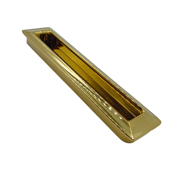 Concealed handle pvd gold sliding wardrobe door handle 4",8",10" 1380