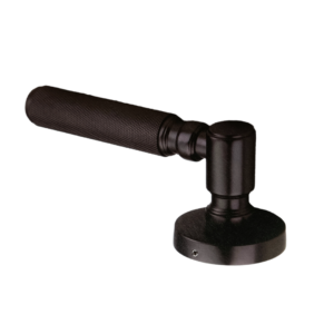 Spider Mortise rose handle with lock body and cylinder full set solid brass Black finish BSMH022C