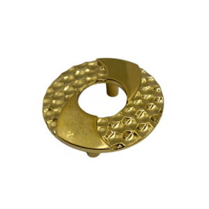 Drawer knob cabinet knob round pvd gold 75mm (3") plum roller