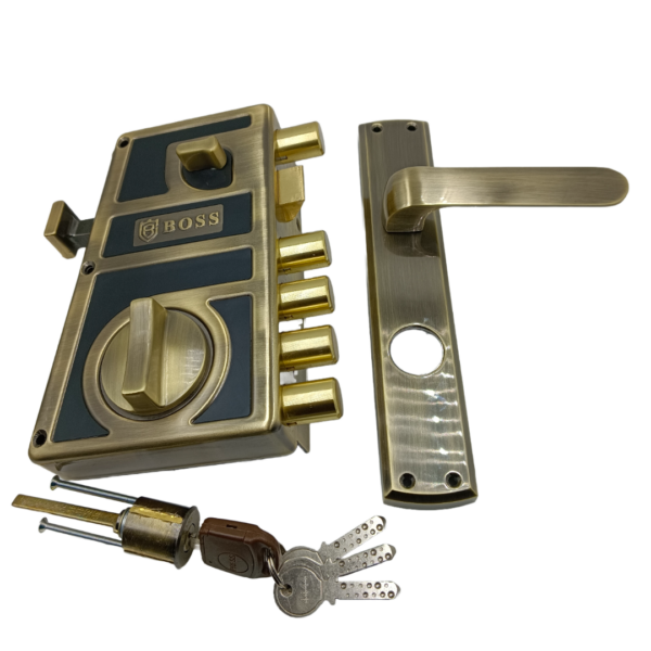 Boss maindoor lock with mortise handle ultra titan bolt UTLH7511AB(left) and UTRH7511AB(right) 15 years warrenty